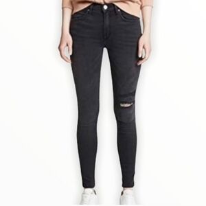 Mcguire Newton Skinny Malachite Distressed Jeans Size 26